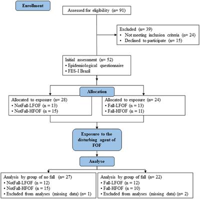 Fear of Falling Contributing to Cautious Gait Pattern in Women Exposed to a Fictional Disturbing Factor: A Non-randomized Clinical Trial